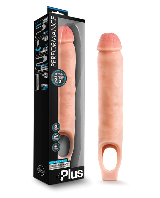 Performance Plus Penis Extender 11.5 Inch Realistic Silicone Extra Length for Sexual Confidence