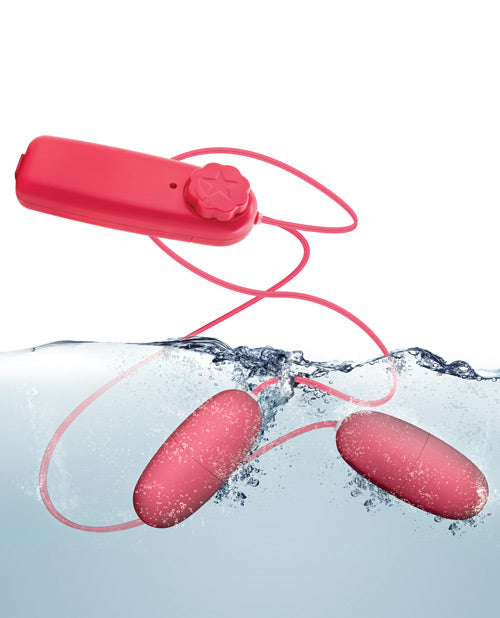 Double Pop Eggs Stimulator with Multispeed Adjustable Control