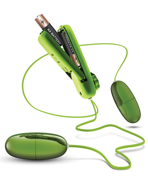 Double Pop Eggs Lime Stimulator with Dual Vibrating Bullets