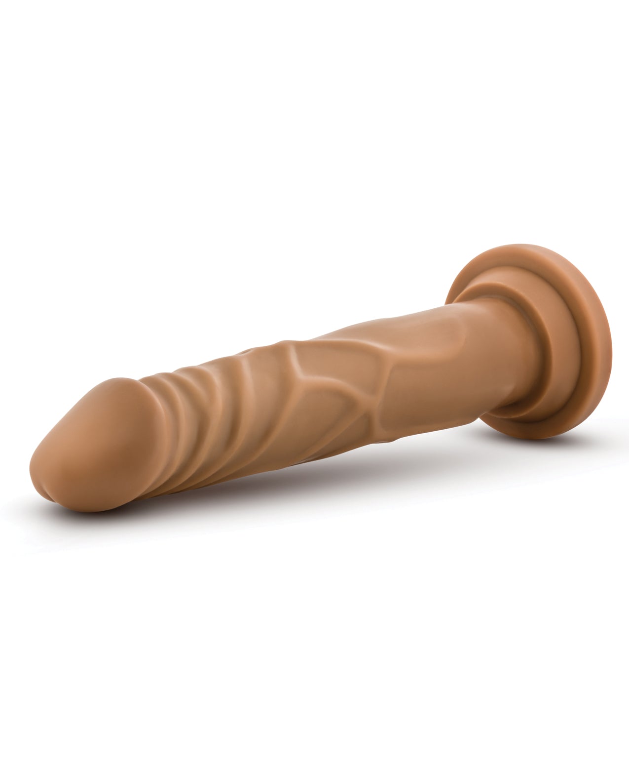 Dr. Skin Realistic Dildo 7.5" Mocha with Suction Cup Base