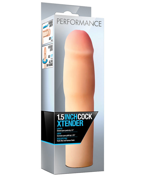 Performance 1.5" Penis Enhancement Sleeve with Lifelike Sensa Feel