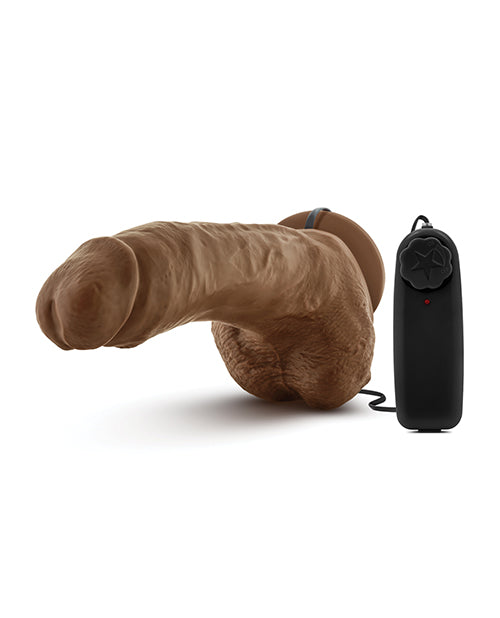 Blush Coverboy the Boxer 9" Vibrating Realistic Dildo with Suction Cup – Mocha