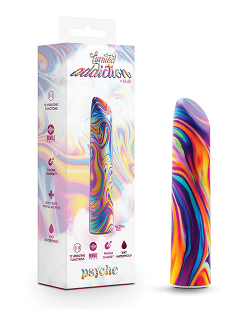 Limited Addiction Vibrator Colorful Rainbow Rumble Tech Rechargeable for Deep Stimulation