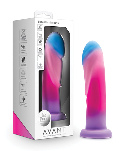 Avant Silicone Dildo with Sculpted Ridges and Suction Base for Enhanced Pleasure and Versatile Play