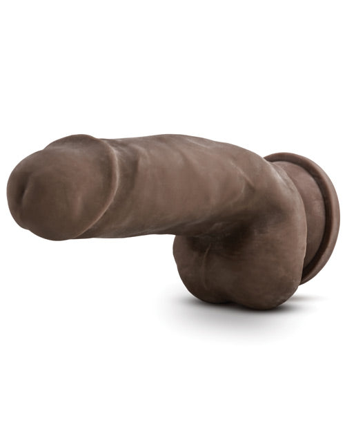 Blush Au Naturel 7" Fat Boy Chocolate Realistic Dual Density Dildo