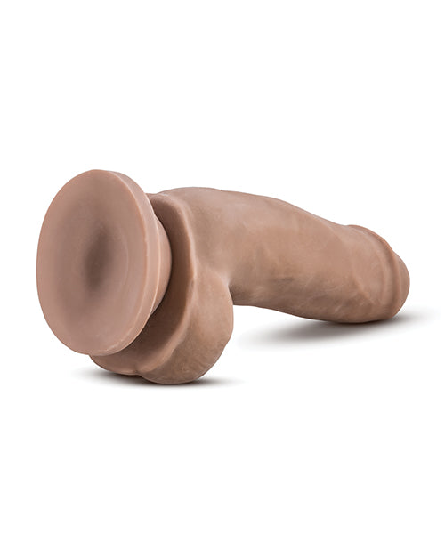 Blush Au Naturel 7-Inch Sensa Feel Fat Boy Dildo with Posable Spine