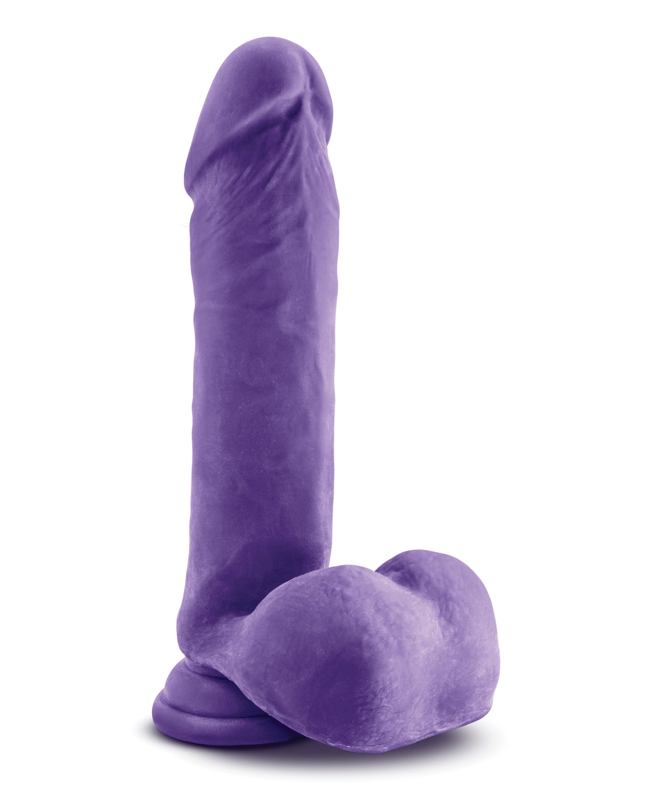 Blush Au Naturel Bold Hero 8" Dildo with FlexiShaft in Purple
