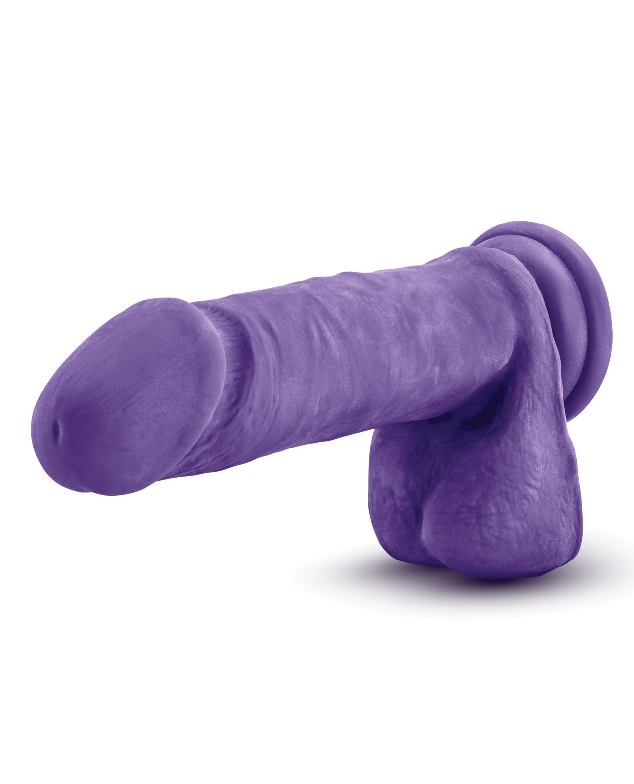 Blush Au Naturel Bold Hero 8" Dildo with FlexiShaft in Purple