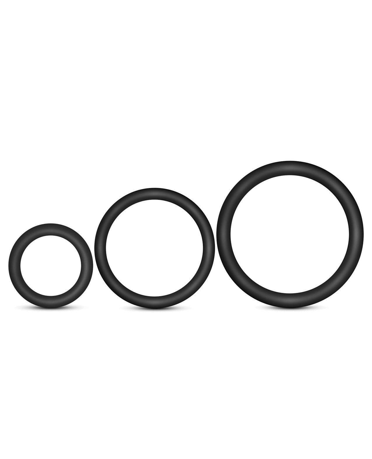 Premium Silicone Cock Ring Set with Stretch and Multiple Sizes