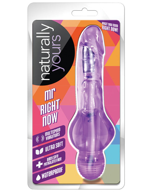 Naturally Yours Vibrator Flexible Shaft Multi-Speed Waterproof Design for Personalized Intimate Stimulation