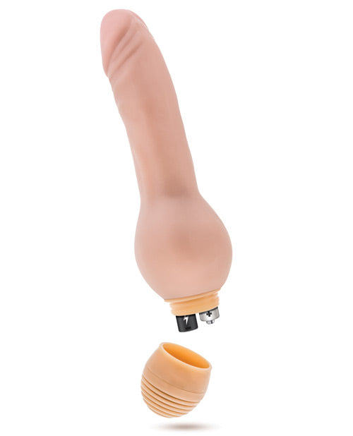 Blush X5 Mr Right Now Realistic Vibrating Dong in Beige with Flexishaft