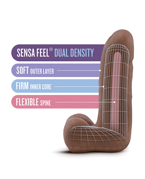 Blush Au Naturel Carlito Realistic Dual Density Dildo with Veined Shaft