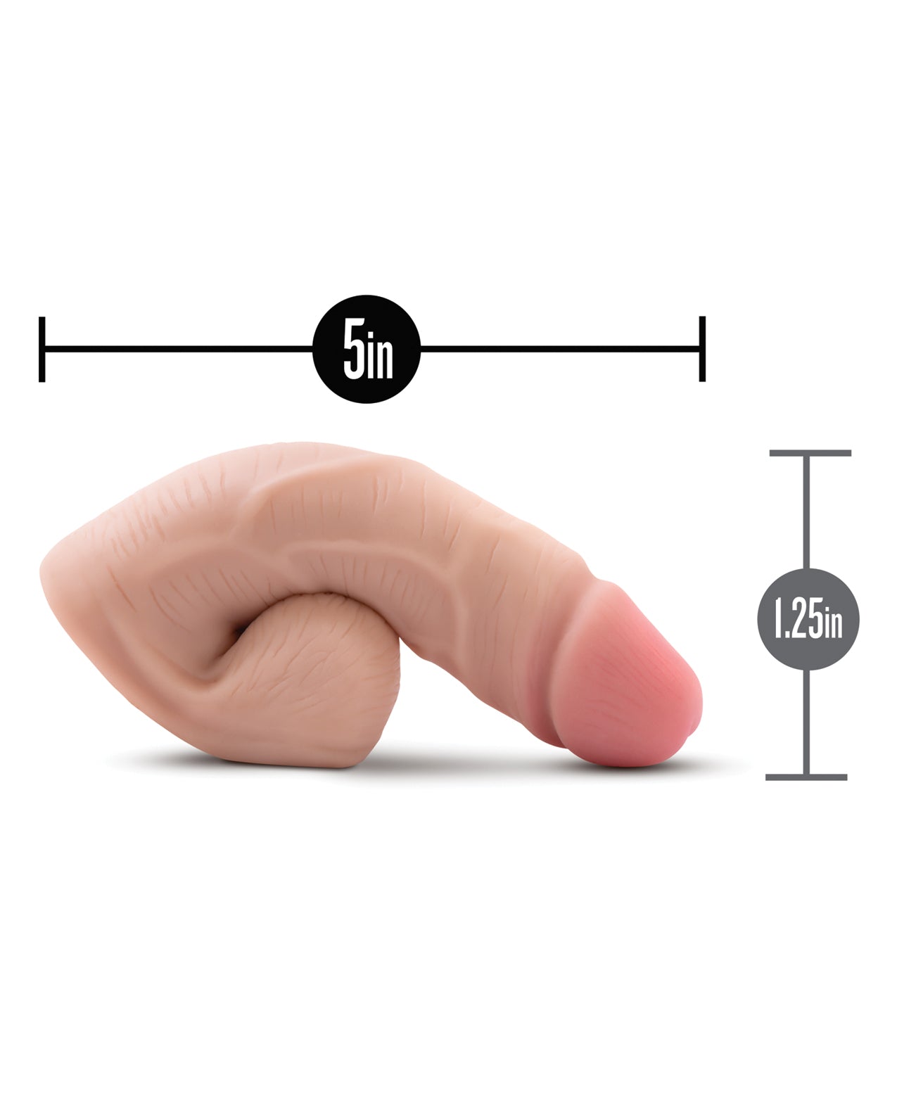 Performance 5 Inch Vanilla Packer with Realistic Design