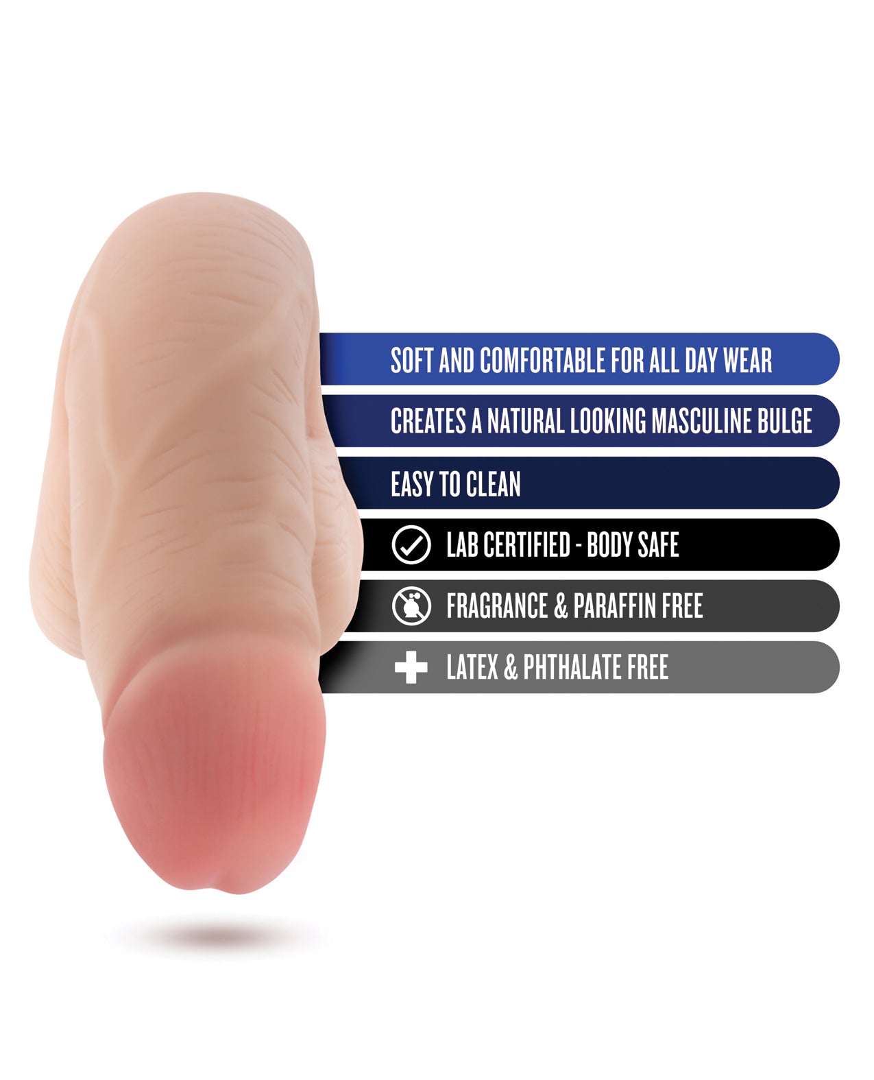 Performance 5 Inch Vanilla Packer with Realistic Design
