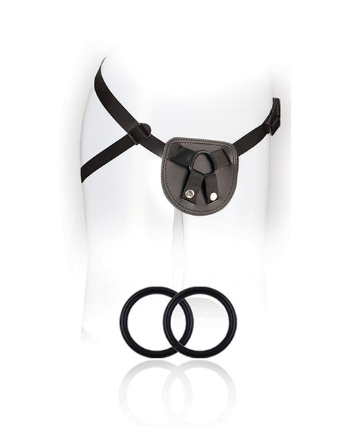 SX For You Beginners Adjustable Strap-On Harness with Universal Silicone Rings