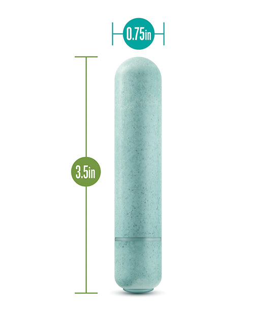 Gaia Eco Bullet Vibrator – Aqua, Plant-Based Quiet Stimulation