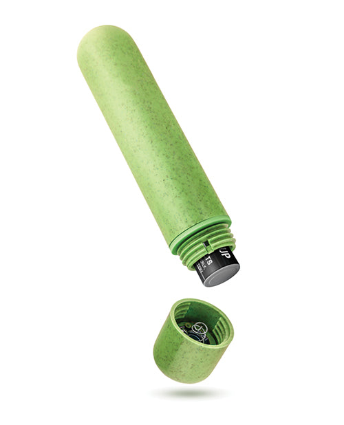 Green Eco Bullet Vibrator by Gaia with Plant-Based Material