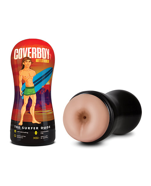 Coverboy Pocket Stroker Self-Lubricating Masturbator with Adjustable Suction for Realistic Solo Pleasure
