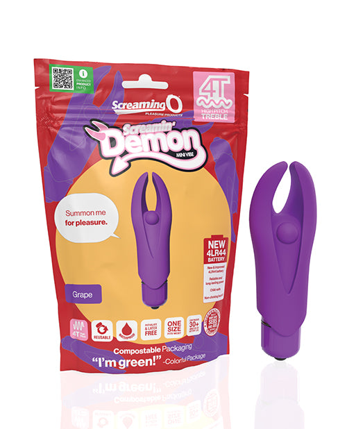 Screaming O Mini Vibrator Flexible Silicone Horns Pulse Pattern for Targeted Pleasure