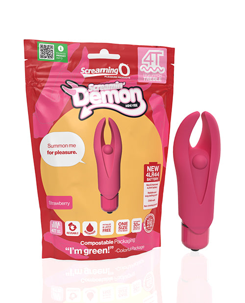 Screaming O Mini Vibrator Flexible Silicone Horns Waterproof Stimulator for Targeted Pleasure