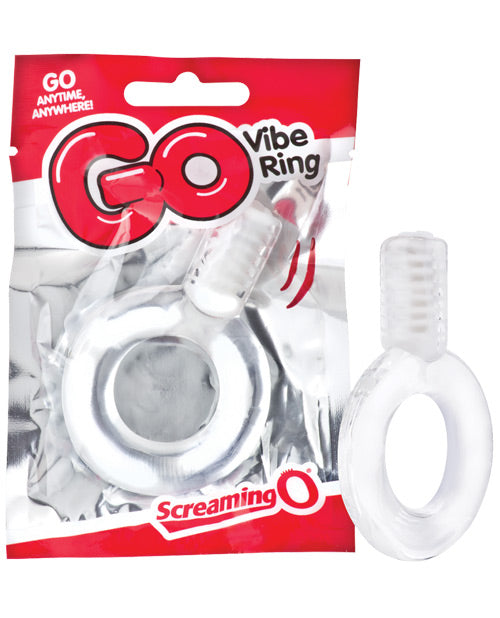 Screaming O Vibrating Stimulator Clear Disposable Cock Ring Body-Safe 13,500 RPM for Enhanced Pleasure