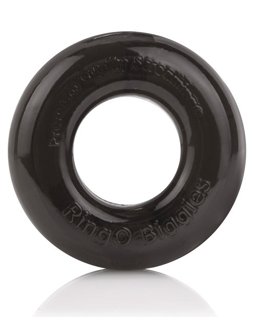 Screaming O RingO Biggies Black Colossal Silicone Penis Ring