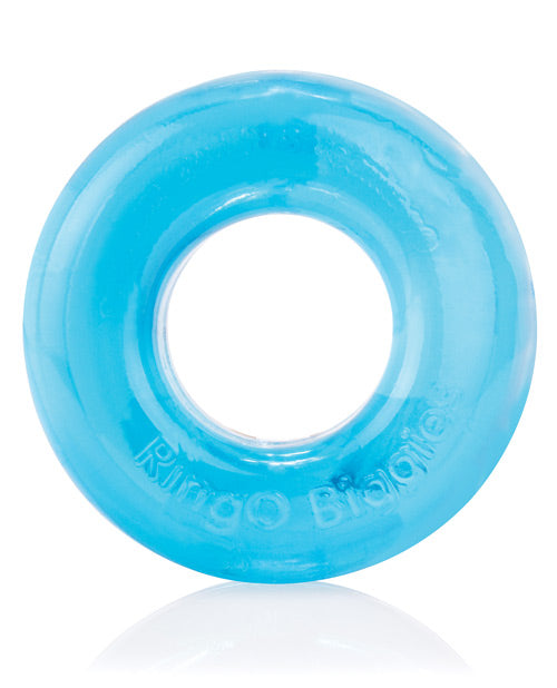 Screaming O RingO Biggies Blue Thick Silicone Penis Enhancement Ring