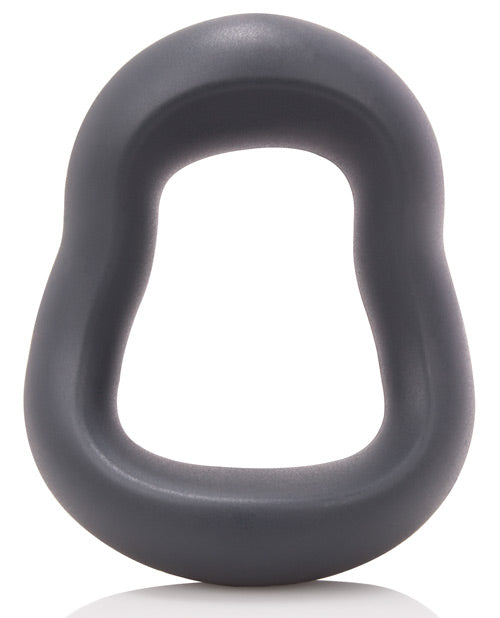 Screaming O SwingO Curve Silicone Cock Ring with Bendable Reversible Design - Grey