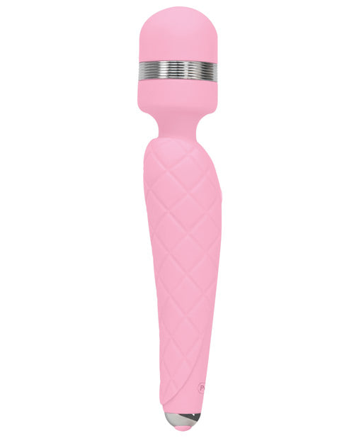 Pillow Talk Cheeky Pink Wand Massager with Padded Handle