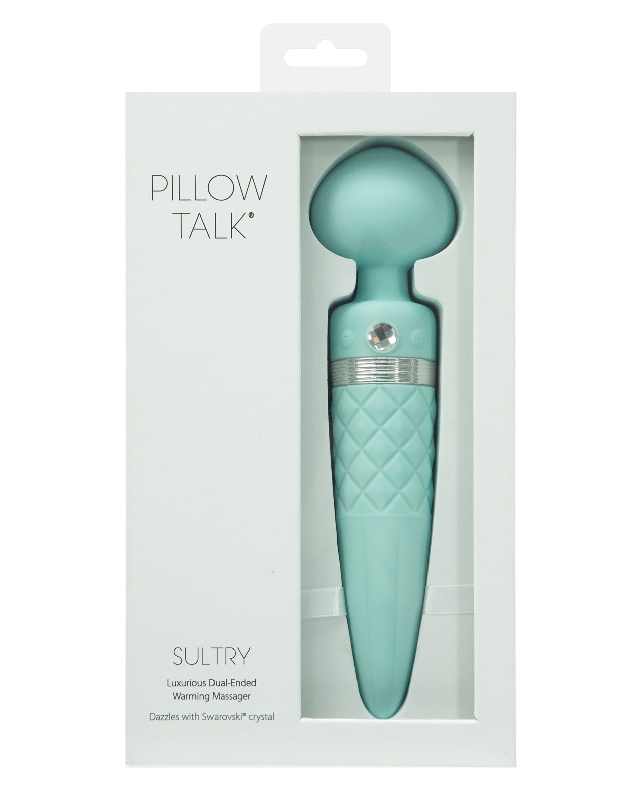 Pillow Talk Vibrator Rotating Shaft Warming Feature Swarovski Crystal for Premium Intimate Stimulation
