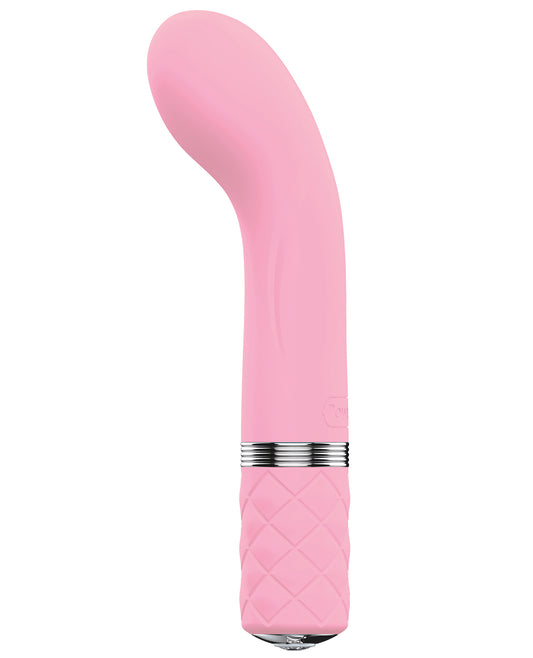 Pillow Talk Racy Mini Vibrator with Quilted Handle in Pink
