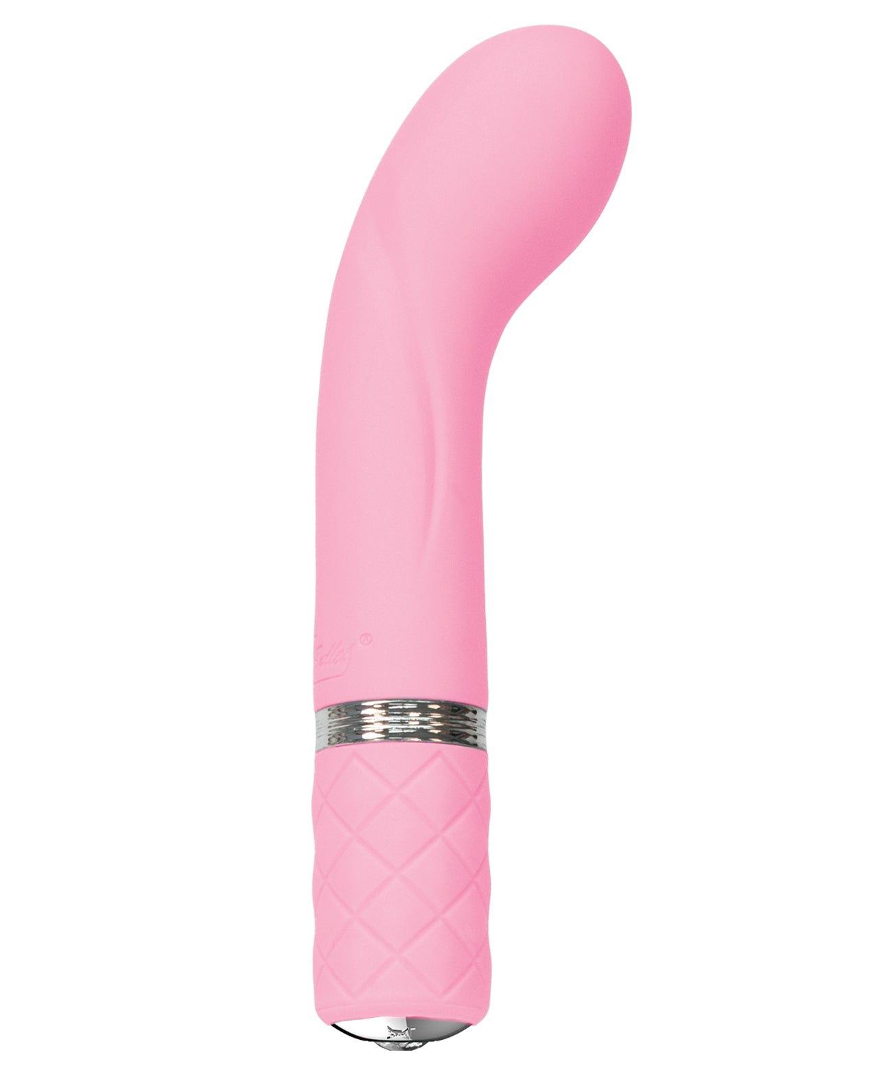 Pillow Talk Racy Mini Vibrator with Quilted Handle in Pink