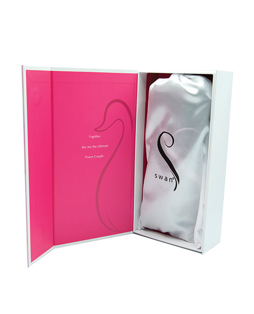 The Swan Wand 9-Inch Vibrator with Dual Motors and Silicone Finish