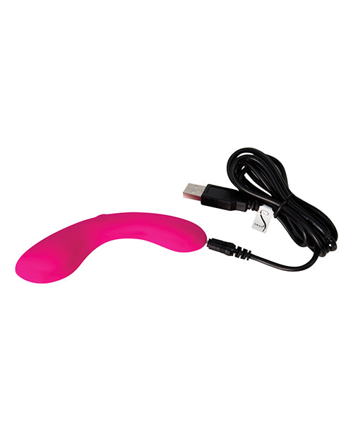 Mini Swan Wand 4.75" Compact Silicone Vibrator with USB Rechargeable Design