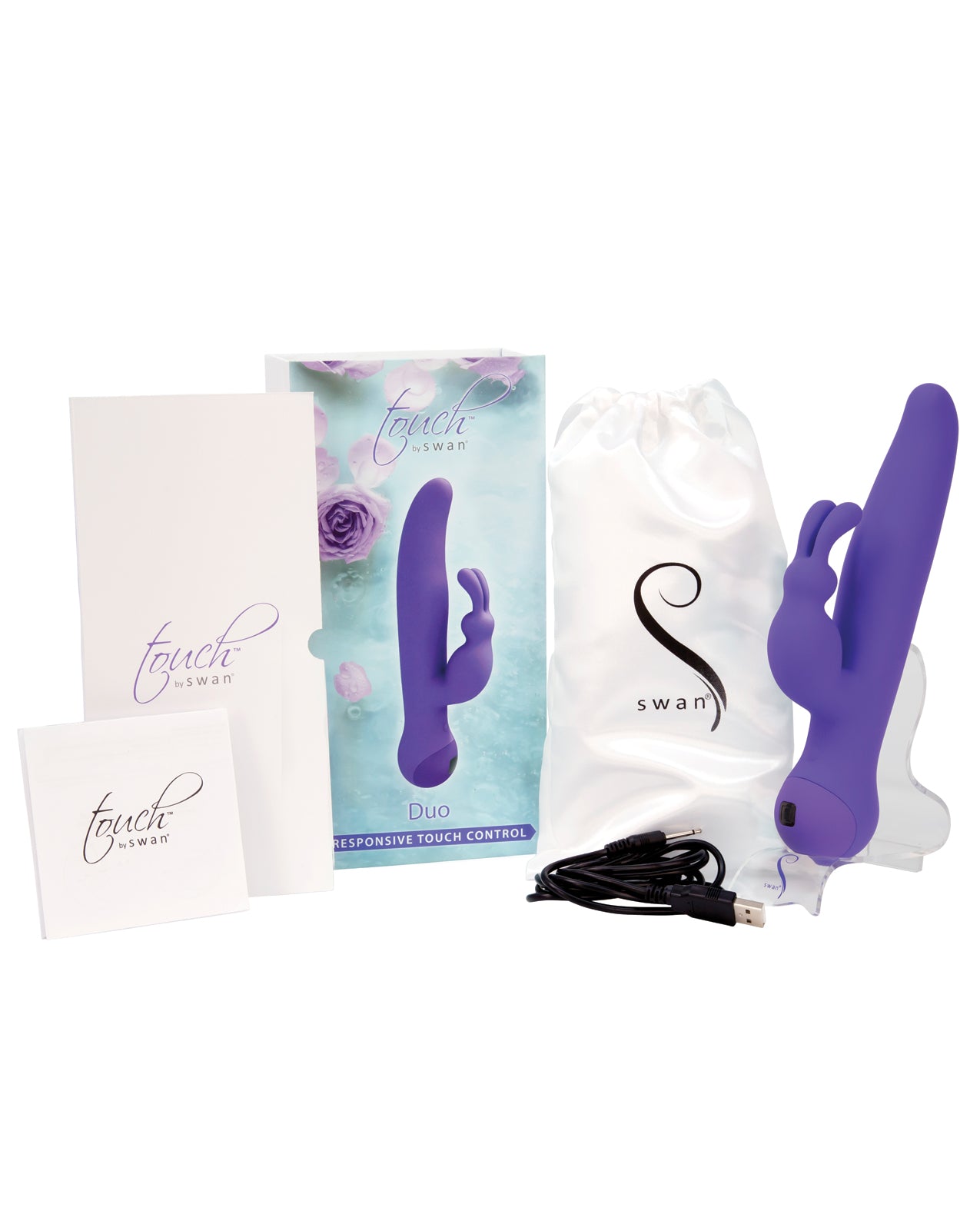 Touch by Swan Duo Rabbit Vibrator with Touch Panel & Dual Motors