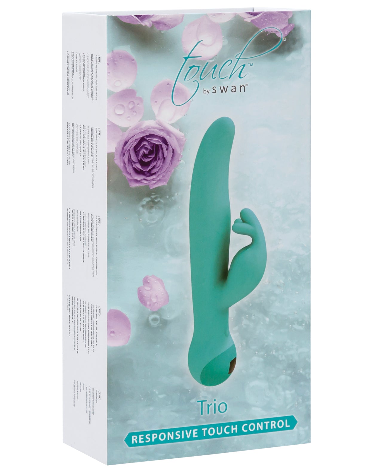 Touch by Swan Vibrator Triple Clitoral Stimulator with Rotating Body for Enhanced Pleasure