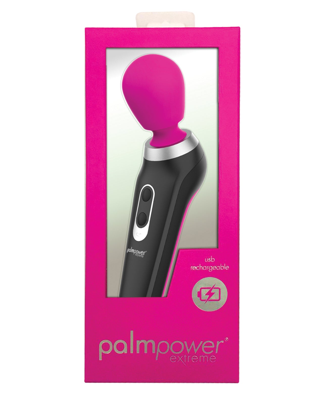 Palm Power Massage Product Silicone Wand Powerful Vibrations Ergonomic Curve for Relaxing Body Massage