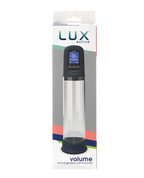 Lux Active Penis Pump Automatic Rechargeable with Silicone Entry and Measurement Markings for Enhancement Results