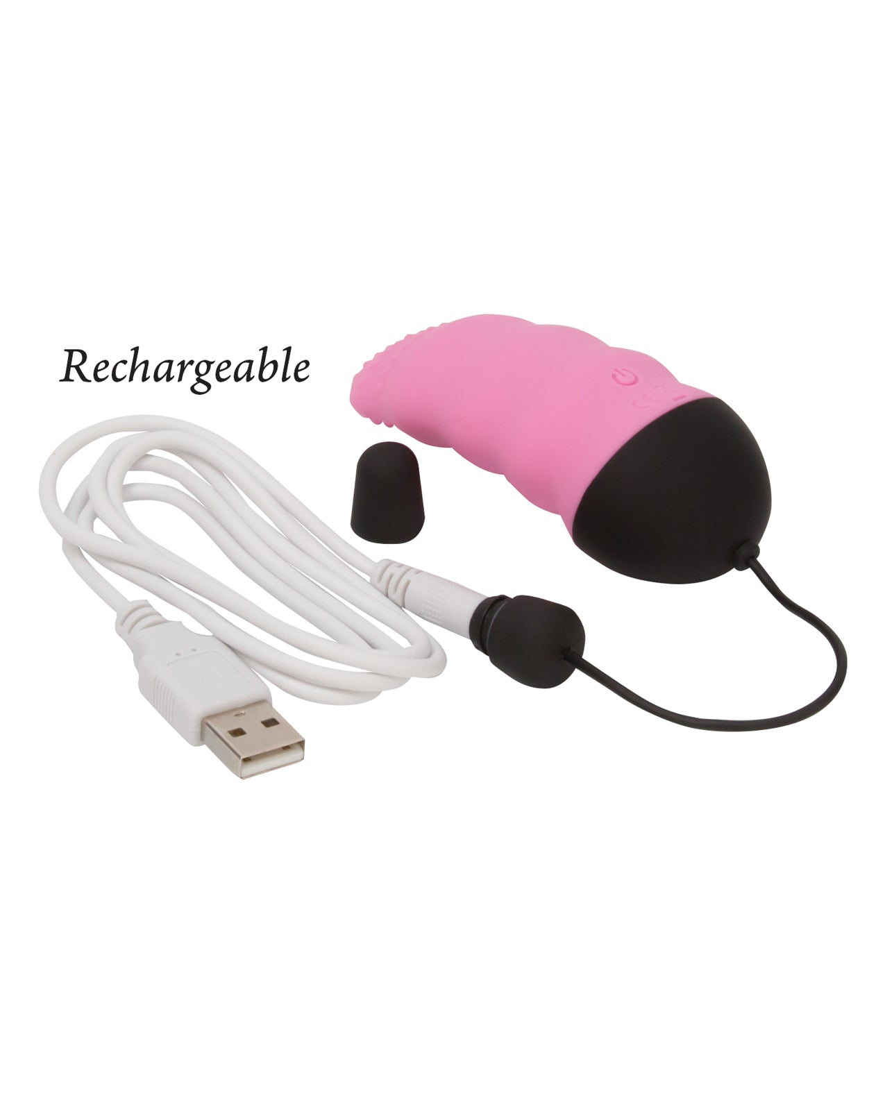 Pink Rechargeable Remote Control Vibrating Tongue Stimulator