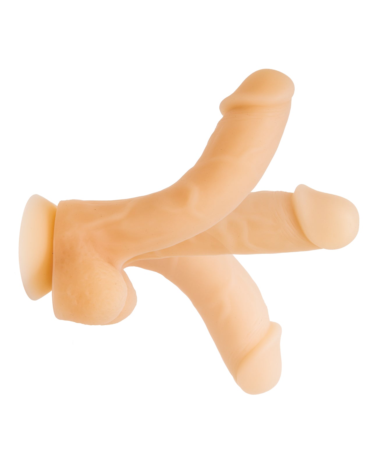 Addiction David Bendable Silicone Dong with Suction Cup and Bullet