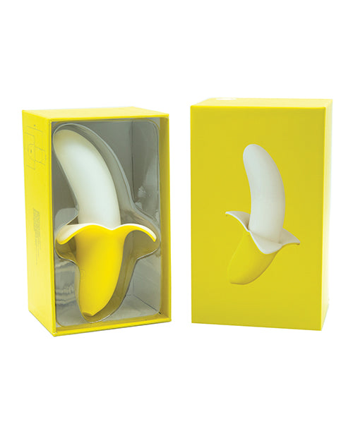 No Brand Mini Banana Vibrator with Banana Shape and Dual Stimulation Design for Discreet Pleasure