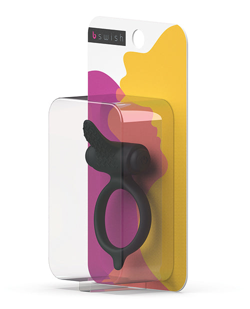 Bcharmed Classic Vibrating Cock Ring with 5 Functions and Waterproof Design