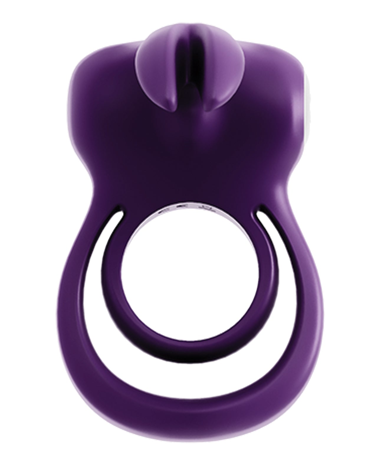 VeDO Thunder Bunny Rechargeable Dual Ring with Powerful Vibration – Perfectly Purple