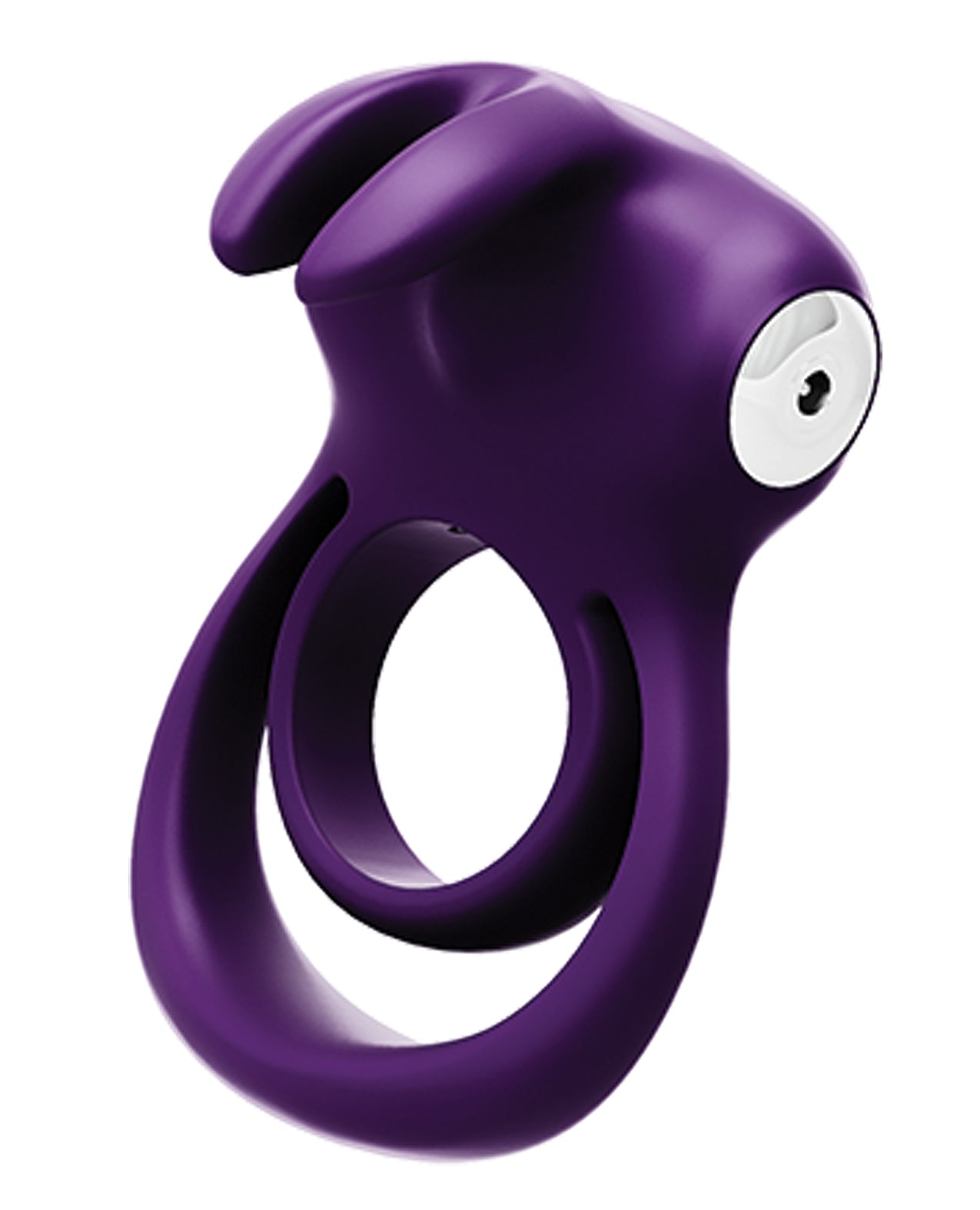 VeDO Thunder Bunny Rechargeable Dual Ring with Powerful Vibration – Perfectly Purple