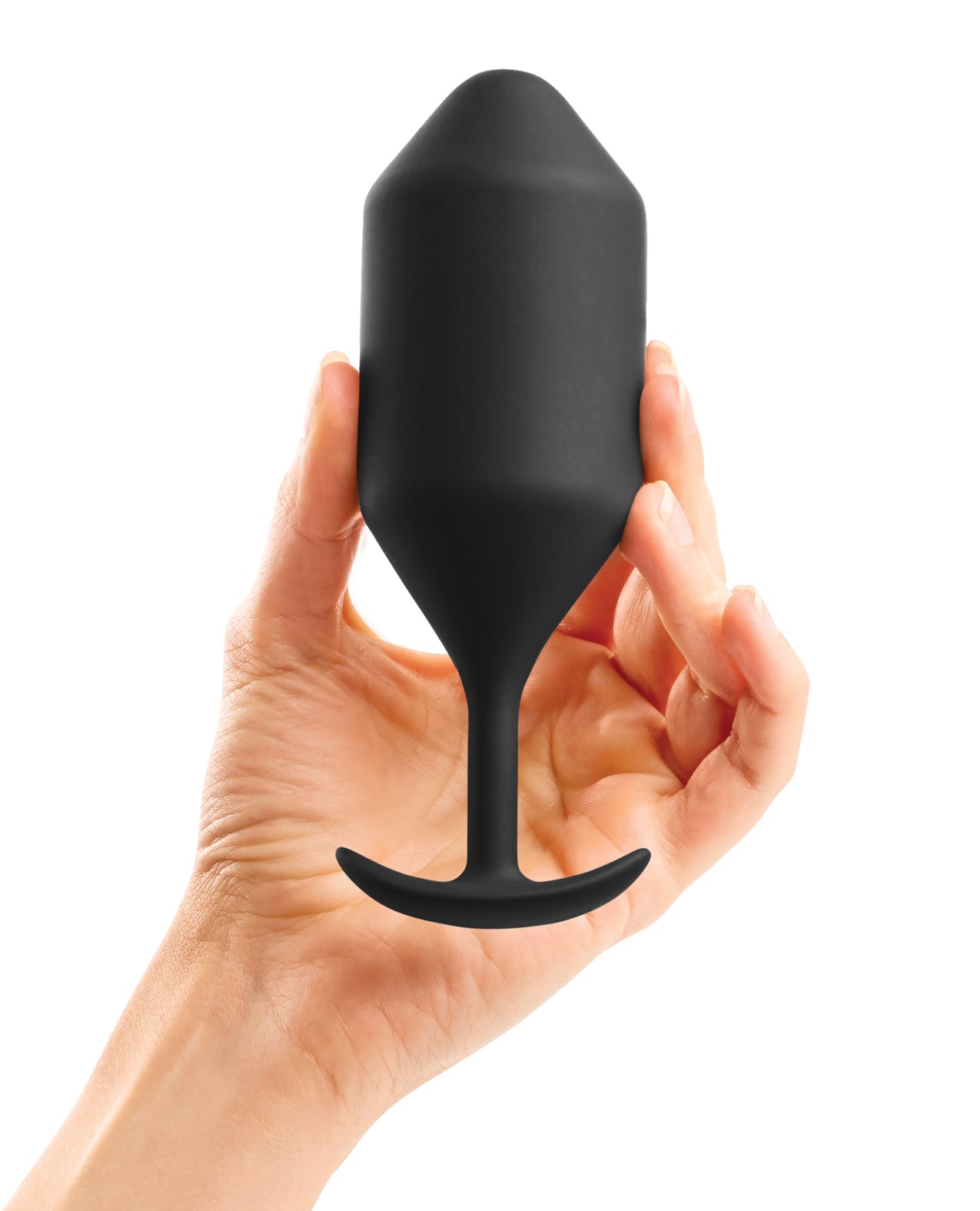 b-Vibe Weighted Snug Plug 5 Anal Plug with Comfort Grip and Travel Case