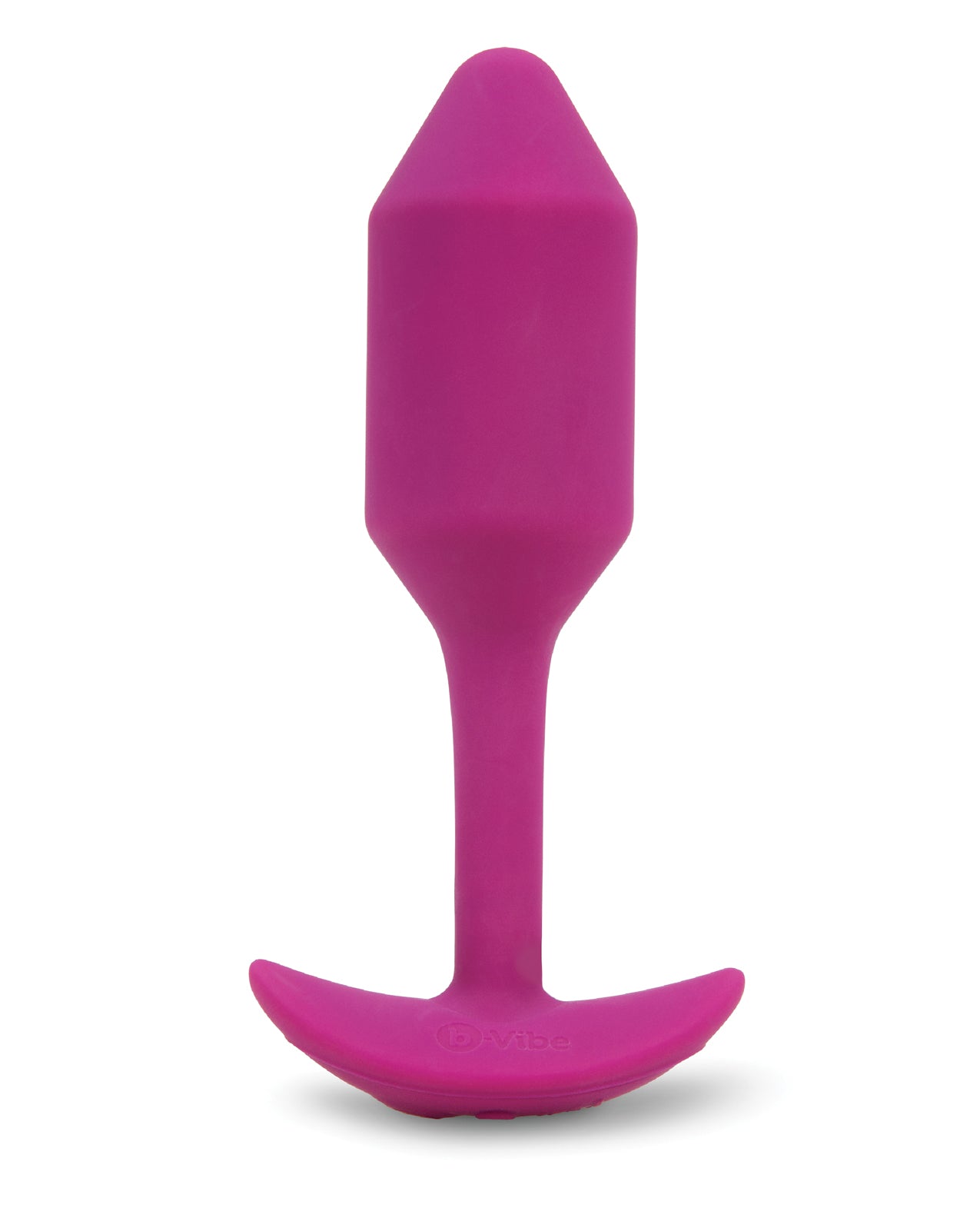 b-Vibe Vibrating Weighted Snug Plug M Rose Anal Plug with Rumbly Vibration