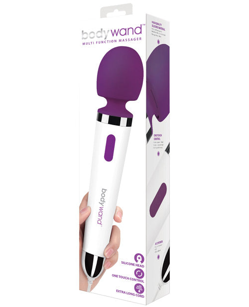 Bodywand Massage Wand Silicone Head Flexible Neck Corded Design for Deep Muscle Relief