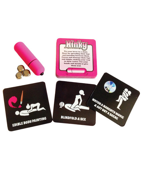 Kinky Vibrations Couples Game with Mini Bullet Vibrator