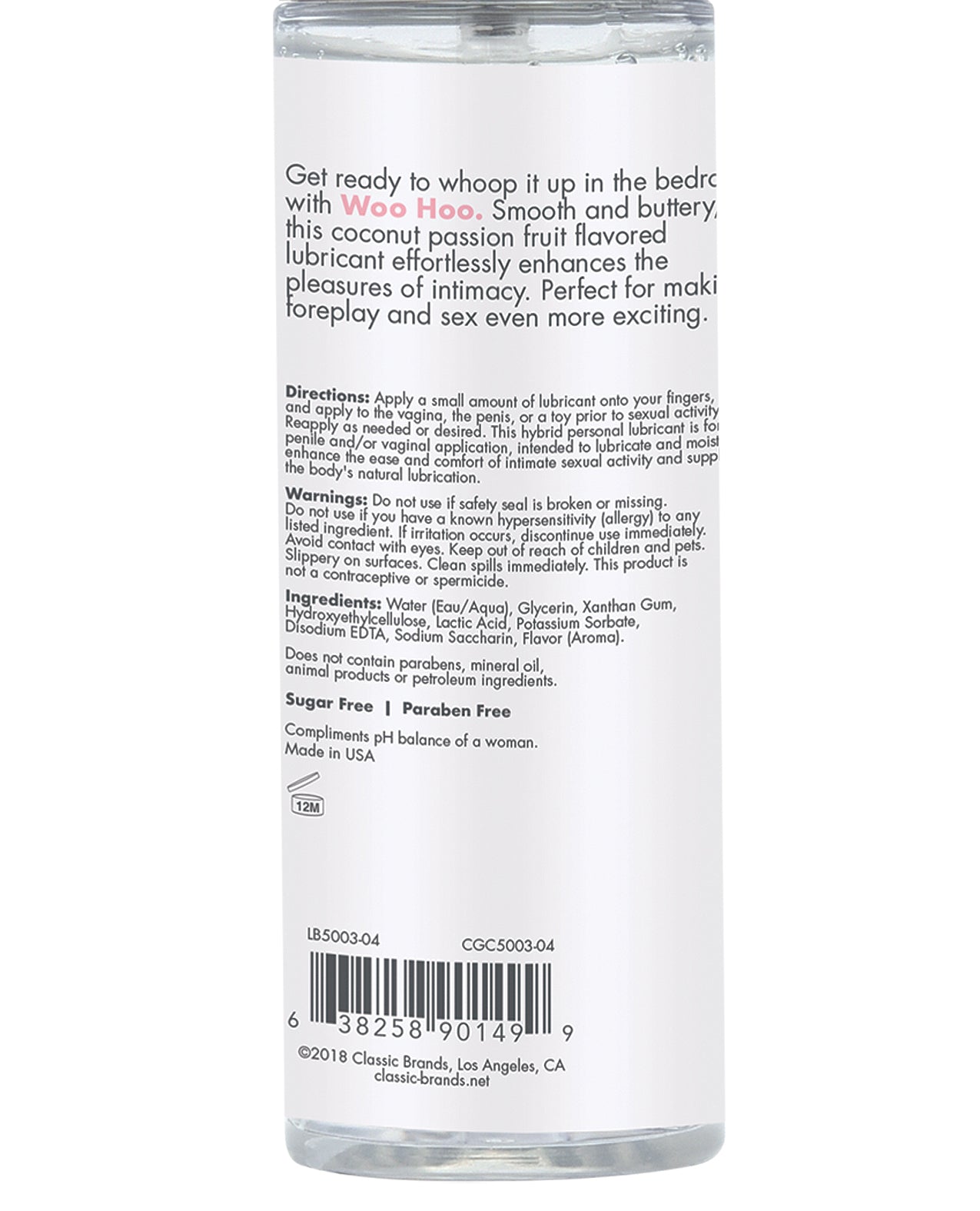 Coconut Passion Flavored Hybrid Personal Lubricant – 4.4 oz