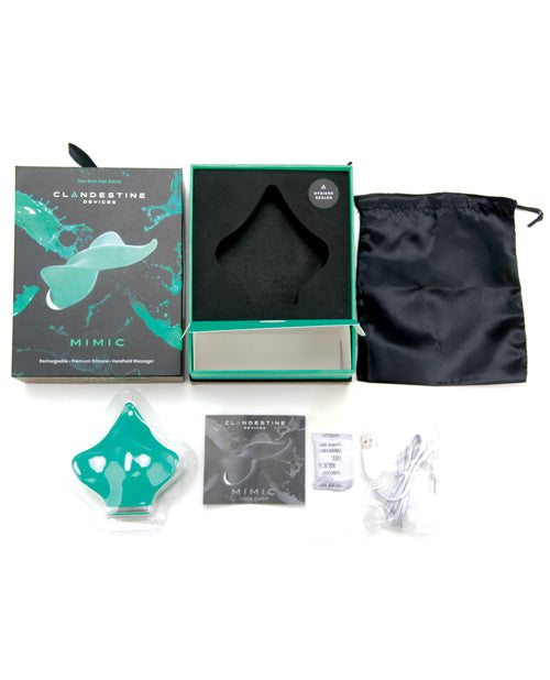 Clandestine Devices Mimic Manta Ray Rechargeable Vibrator in Seafoam